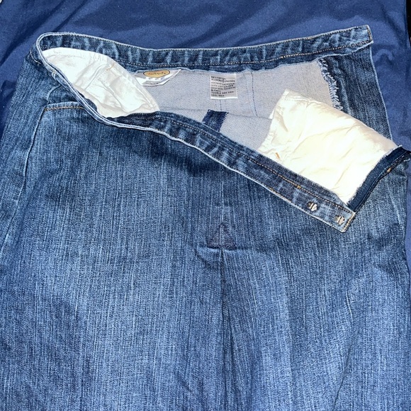 Talbots front slit size 6 denim skirt - Picture 8 of 11